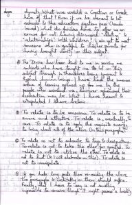 What is a relationship?