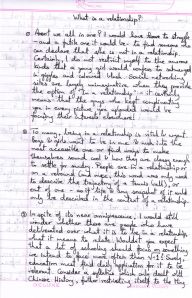 What is a relationship?